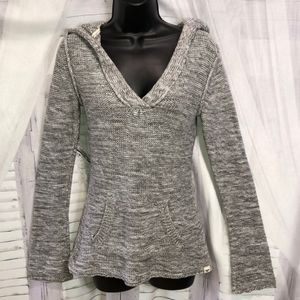 Roxy grey hood sweater with front pocket